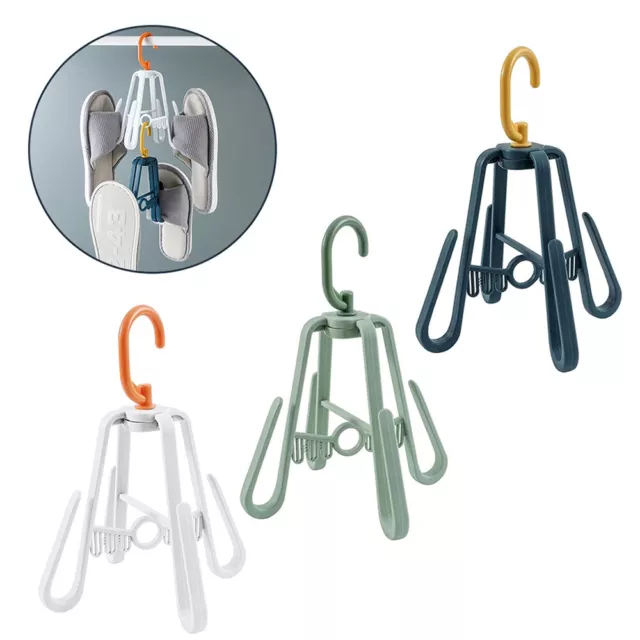 Schuhtrockner Rack Kleidungsstück Holder Vertikaler Hang Hook für Sandalen