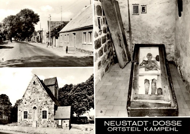Neustadt-Dosse - OT Kampehl, Ritter von Kahlbutz in der Wehrkirche 1971