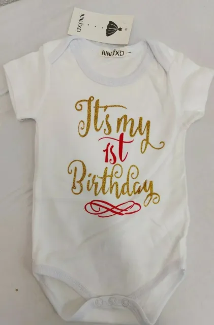 Abito tutù Noor Boutique One Princess Girl its My First Birthday bambina