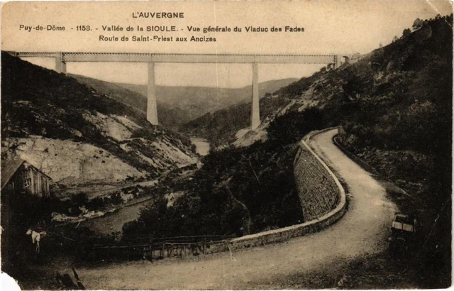 CPA PUY-de-DOME - Vallée de la SIOULE - Vue générale du Viaduc des (222082)