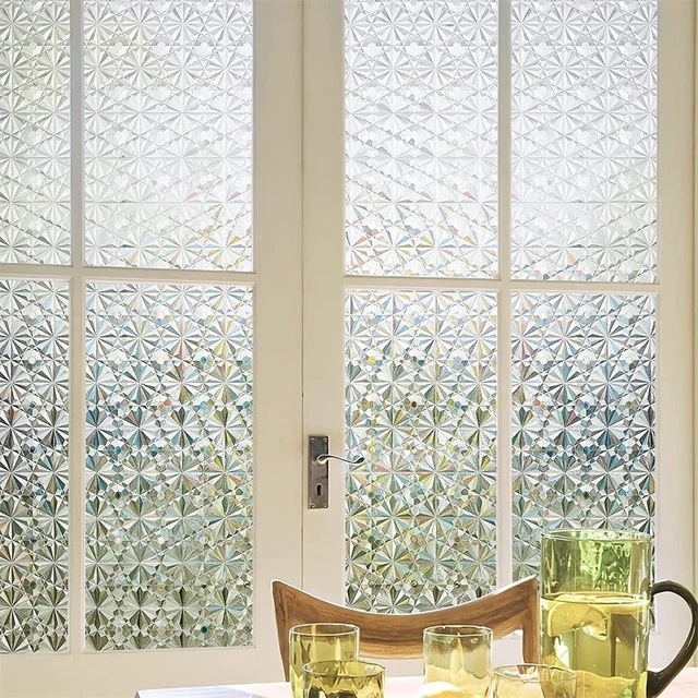 Film en verre électrostatique sans colle application facile pour la décoration