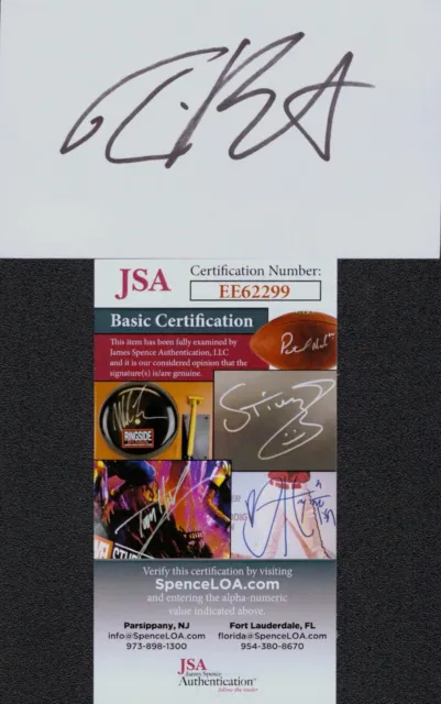 TIM BURTON Signed Autograph Index Card JSA COA Edward Scissor Hands Beetlejuice
