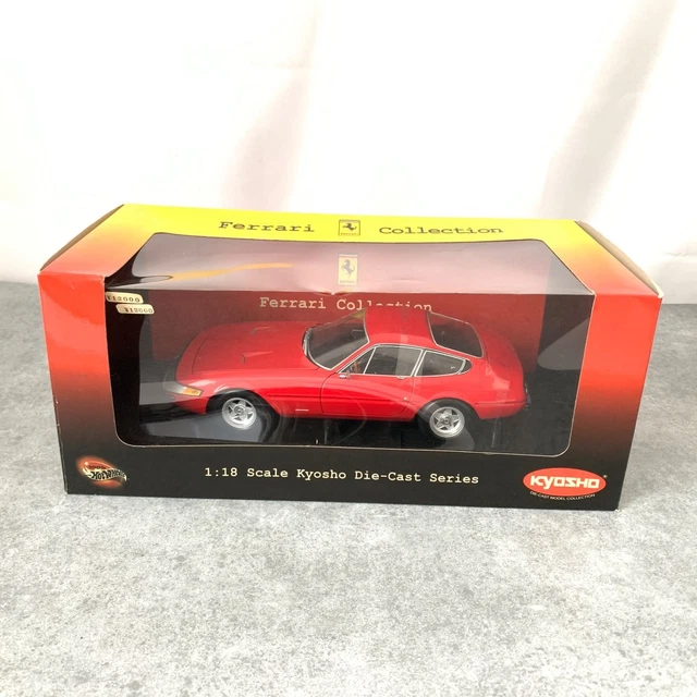 Miniature Kyosho 1:43 - Ferrari 365 GTB 4 1969 - Argent - Bon état