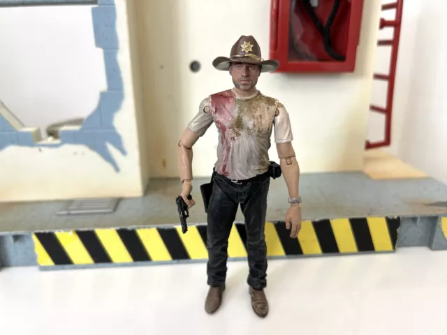The Walking Dead Deputy Rick Grimes Figure McFarlane Sheriff 2 TWD COMBINED P&P