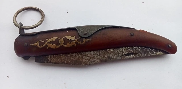Couteau Pliant Ancien – Estampillé – Fabrication Française – Début XXe – N°A3