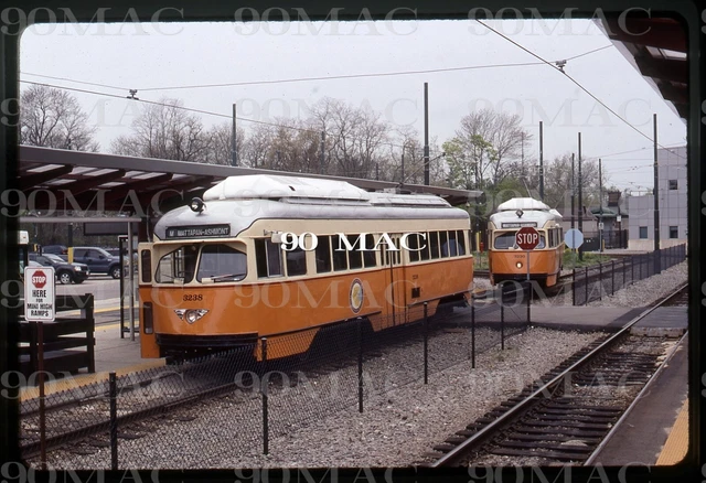 MBTA. PCC TROLLEY #3238. Boston (MA). Original Slide 2009.