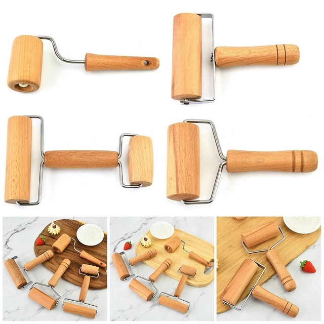 Útil desenrollado agujas madera 1 pieza galleta fondant cocina pasta