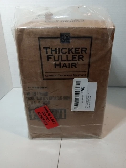5x Thicker Fuller Hair Cell-U-Plex Pure Plant Extracts Revitalizing Shampoo 12oz