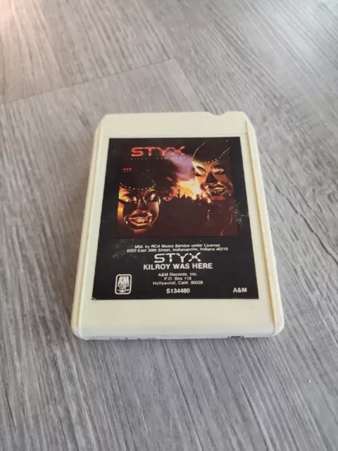 Styx Kilroy Was Here 8 Track Tape