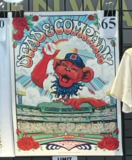 DEAD & COMPANY Poster Fenway Park Boston 2023 By Nathaniel Deas And Bob