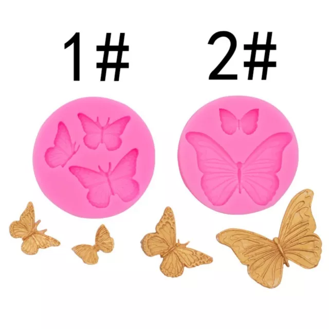 3D DIY Chocolate Mold DIY Butterfly Silicone Molds Decoration Desserts Mold