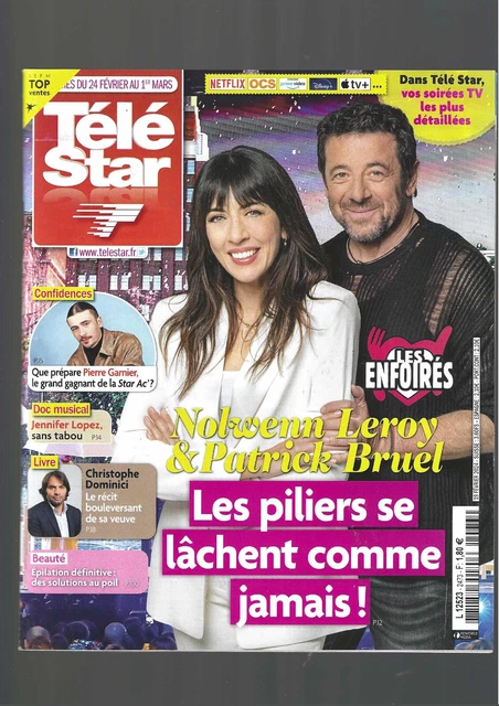 Tele 24 TELE STAR-24 FEVRIER 2024-Nolwenn LEROY& Patrick BRUEL/Jennifer LOPEZ/P ...