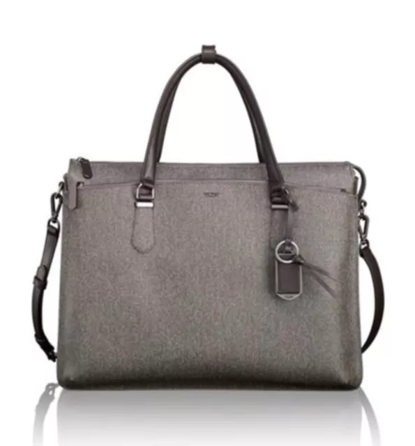 TUMI Stanton Nia Commuter Briefcase Leather Business Computer Bag