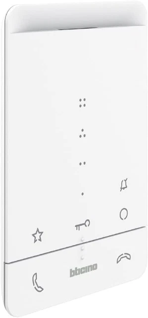 Bticino CLASSE 100 - Audio Hands Free - White (E62339) - Electronic Security Sales