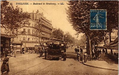 CPA Alan Avenue d´Aurignac et rue de la Poste 1909 