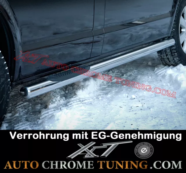 Trittbretter für VW T5 ab 2003- / ab 2010 - 2015 mit TÜV Teilegutachten