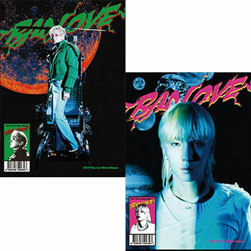 SHINEE KEY [BAD LOVE] 1st Mini Album BOOKLET Ver RANDOM CD+Foto Buch+2 Karte+etc