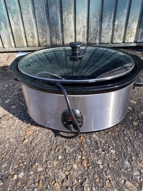 WILKO GREY SLOW Cooker Power 320W 6L. 24.99 PicClick UK
