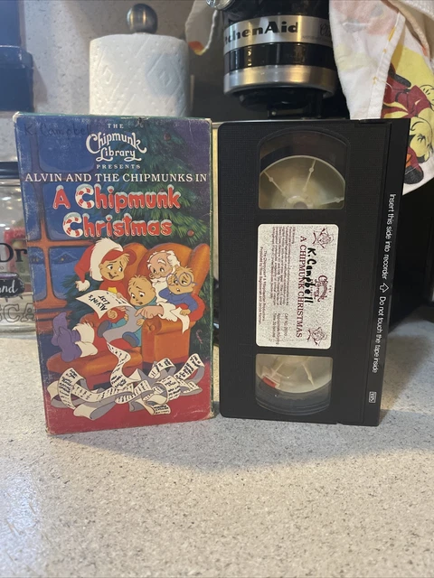 THE CHIPMUNK LIBRARY Alvin And The Chipmunks A Chipmunk Christmas VHS ...