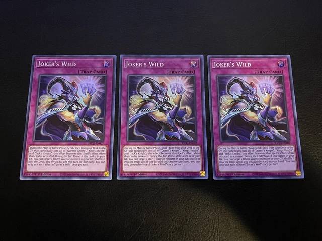 Yugioh! 3-Joker's Wild-Super Rare-1St Editions-Kico-En007