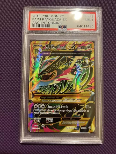 Pokemon TCG XY Ancient Origins - Mega Rayquaza EX 98/98 - AGS 9.5