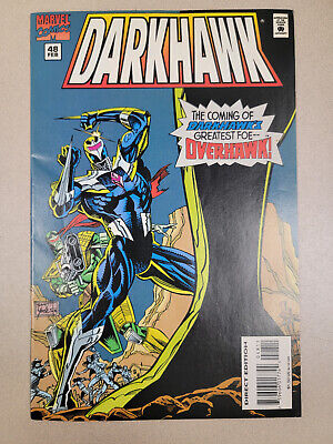 Darkhawk Vol 1 #48 February 1995 First Appearance Of Overhawk Marvel Comic Book