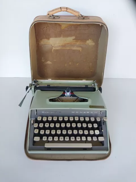 Vintage Remington Monarch Typewriter 1960s