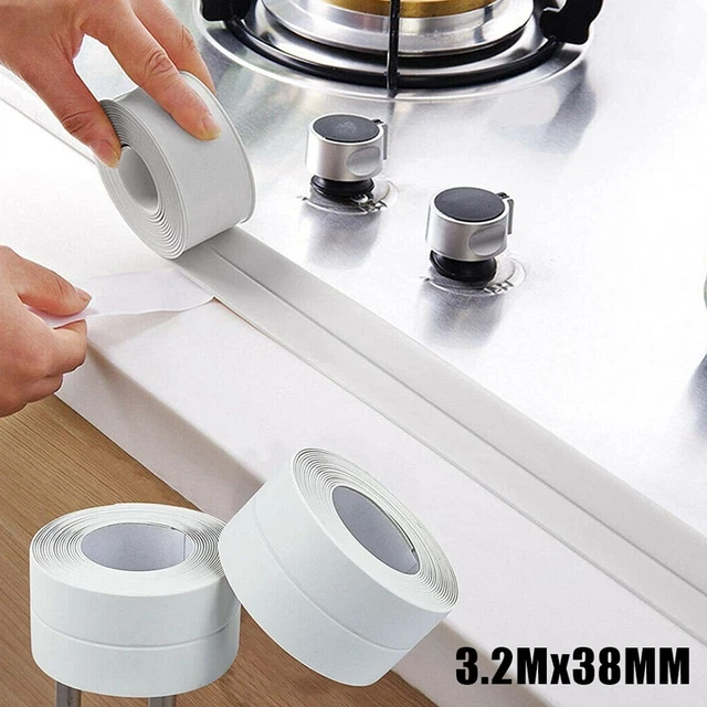 Estufa de gas flexible lavabo cinta de sellado cinta de sellado PVC de alta calidad impermeable