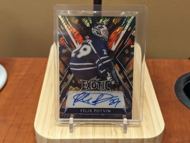 2024 Leaf Metal Legends- Leaf Exotic Felix Potvin Auto 1/1- Toronto