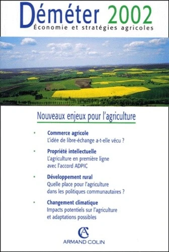 Déméter 2002 : Nouveaux enjeux pour l'agriculture