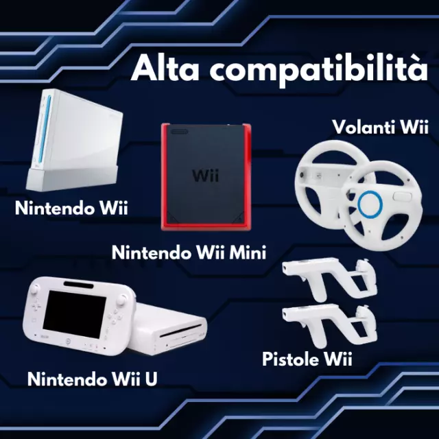 Telecomando Controller Wii con MOTION PLUS INTEGRATO - Nero- FUNZIONANTE AL 100% 3