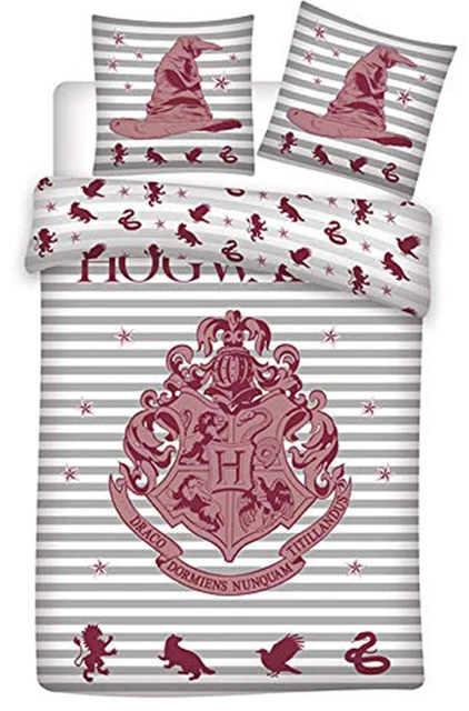 Harry Potter - Parure De Lit Enfant Hedwige La Chouette - Housse De Couette 140x