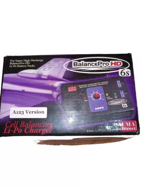 BalanceProHD Li-po Charger A123 Version FMA Direct Cell Balancing