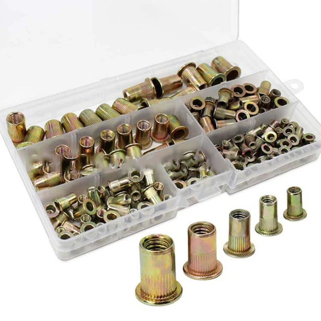 Kit completo di strumenti di inserimento filettato rivetto dado 165 pz per risul