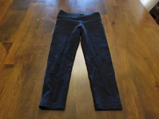 Athleta Girls Leggings Black Size Medium (8-10)    Z4