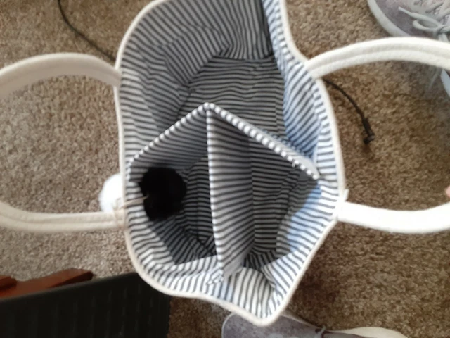 Baby Diaper Caddy Organizer  Nursery Storage Bin Cotton Portable Basket dog face 3