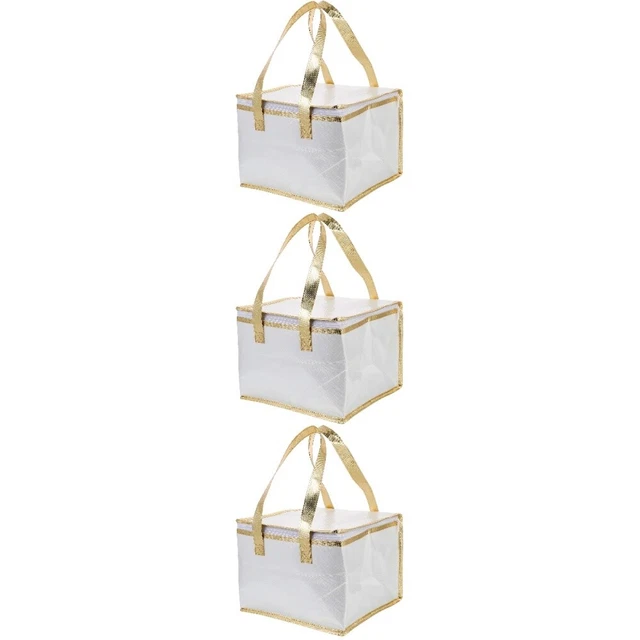 3x Thermal Lunch Bag Pizza Warmer Bags Freezer Bags