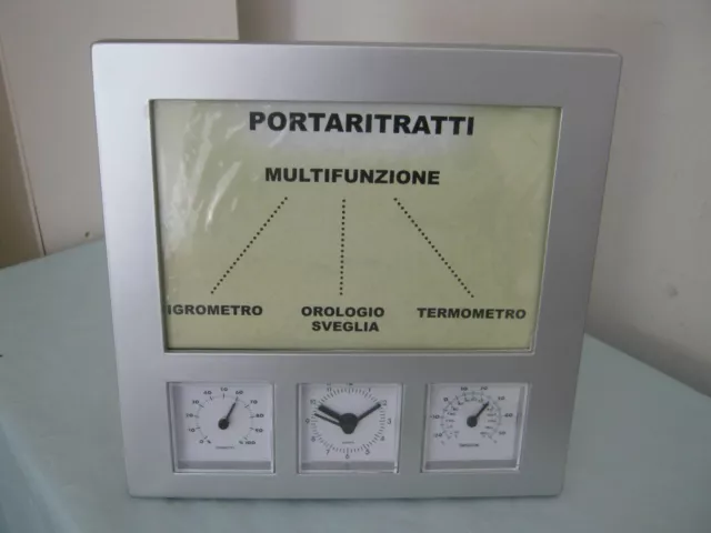 Orologio Stazione Meteo  Igrometro Termometro Portaritratto  - Festivanya -