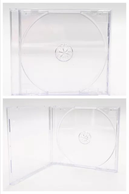 Lot De 10 Boîtiers Standard Pour CD Blu-Ray DVD Disques