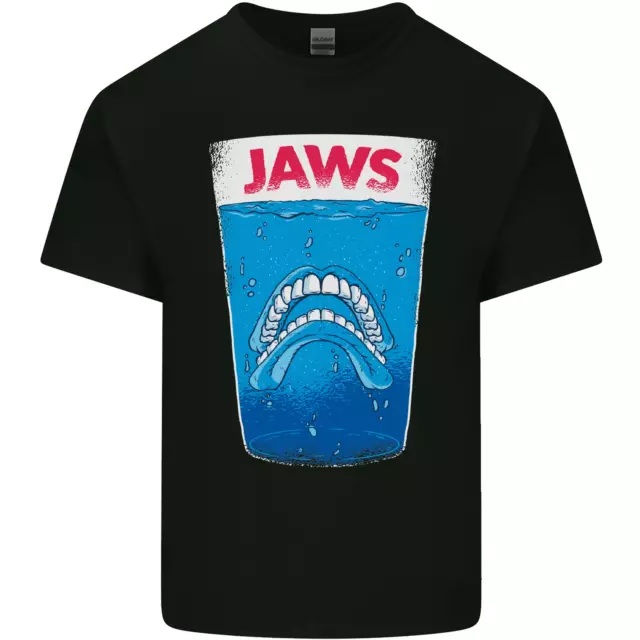 Jaws Funny Parody Dentures Skull Teeth Mens Cotton T-Shirt Tee Top