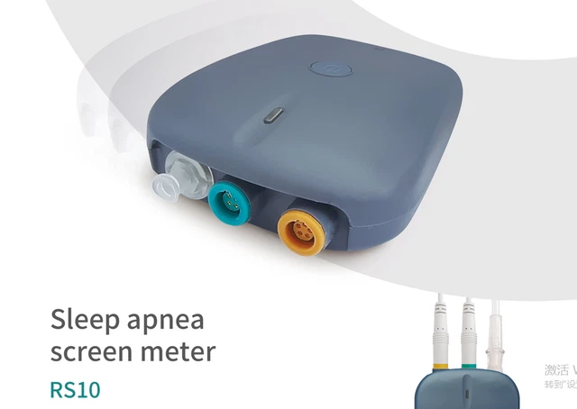 RS10 SLEEP APNEA Screen Meter Respiratory Monitor SpO2 Sleep Breathing ...