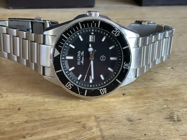 OROLOGIO BULOVA MARINE Star 96B203 Black 36.00 PicClick UK