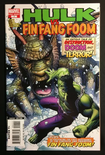 HULK VS FIN FANG FOOM SPECIAL 1 KEY 1st app FIN FANG FOOM JACK KIRBY STAN LEE