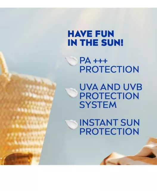 NIVEA SUN Protect and Moisture 125 ml SPF 50 Crème solaire | PA+++ UVA 2