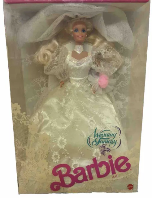 NRFB Vintage 1989 Wedding Fantasy Barbie Doll Mattel The Ultimate Wedding Dream!