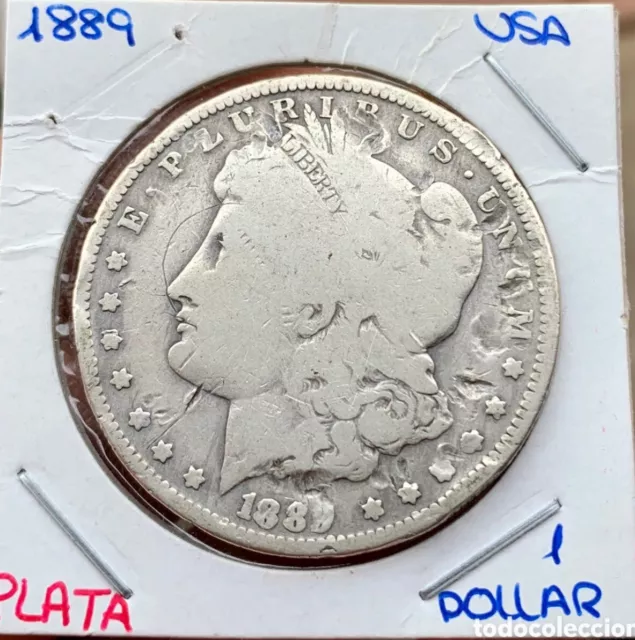 Moneda PLATA USA 1 Dolar 1889. MORGAN EEUU  Estados Unidos Dollar