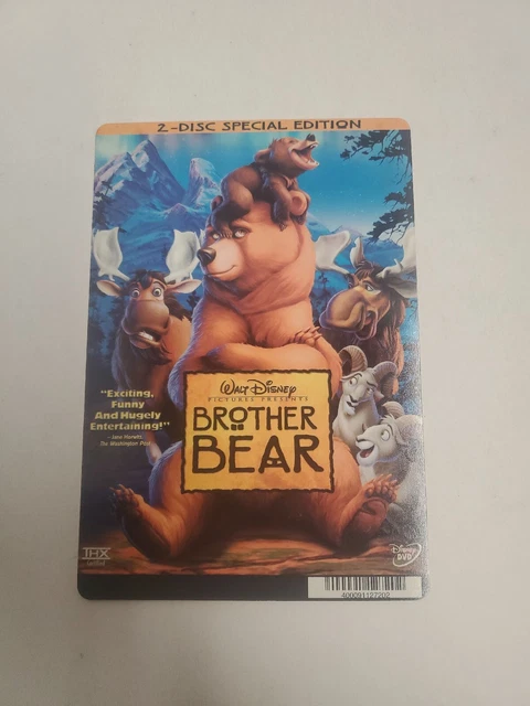 Brother Bear BLOCKBUSTER SHELF DISPLAY DVD BACKER CARD ONLY 5.5"X8"