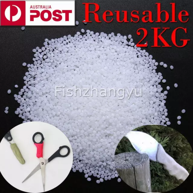 2Kg Polymorph DIY mouldable plastic pellets Beads melt at 62°C Polycaprolactone