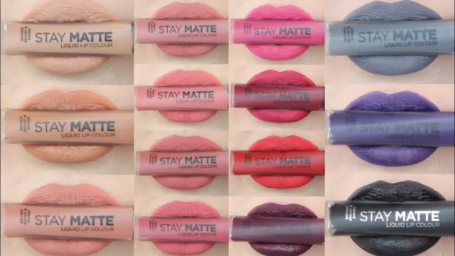 Rimmel London Stay matt flüssigfarbiger Lippenstift BRANDNEU Wählen Sie Ihren Farbton