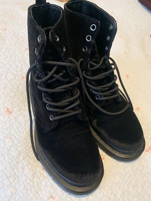 Dr martens 939 black velvet sale
